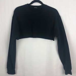 NASTY GAL CROPPED SWEATSHIRT